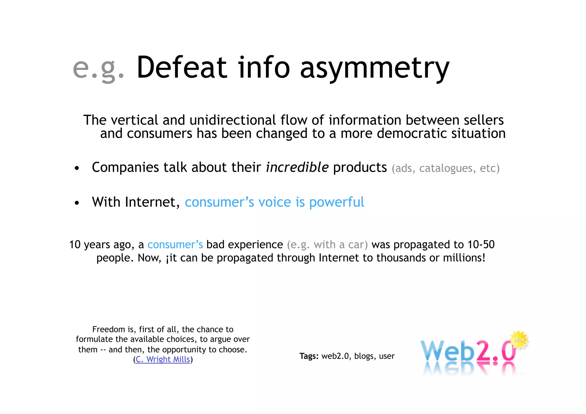An introduction to Web 2.0: The User Role