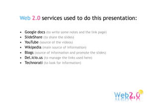 An introduction to Web 2.0: The User Role