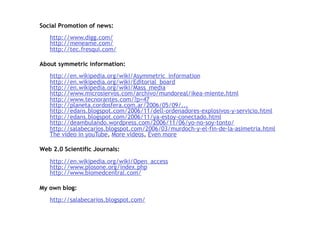 An introduction to Web 2.0: The User Role