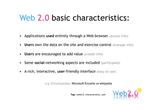 An introduction to Web 2.0: The User Role