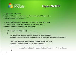 An introduction to Windows Mobile development | PPT
