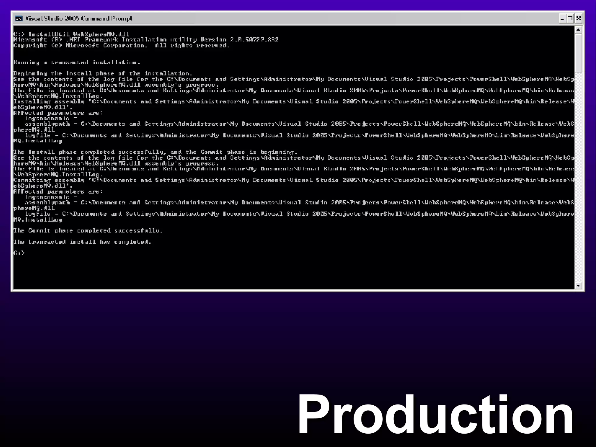 Production 