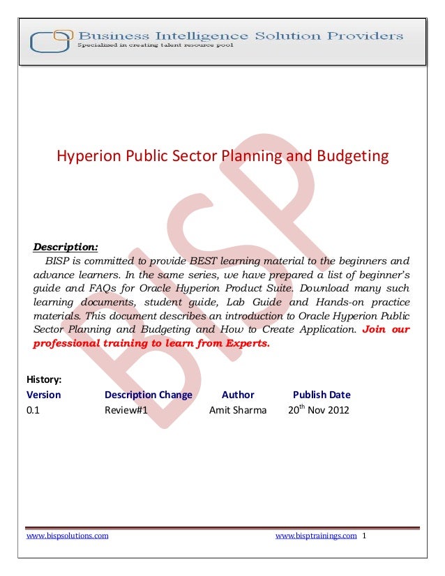hyperion planning