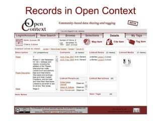 Records in Open Context 