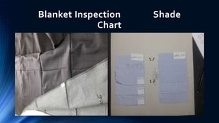Blanket Inspection Shade
Chart
 