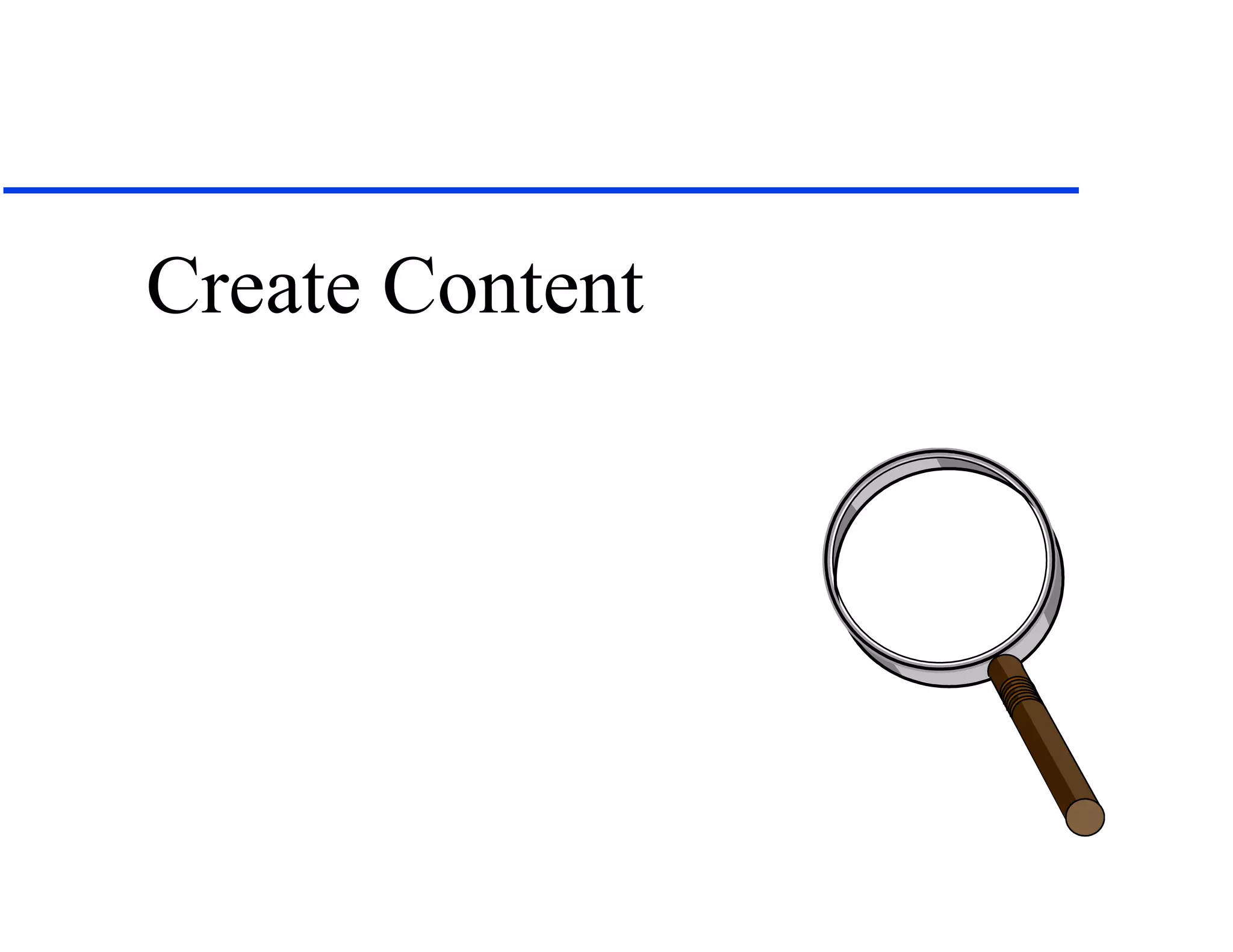 Create Content 