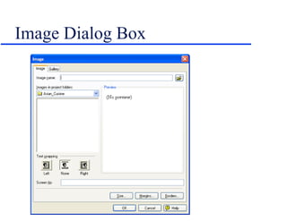 Image Dialog Box 