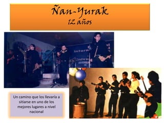 Ñan-Yurak12 añosUn camino que los llevaría a sitiarse en uno de los mejores lugares a nivel nacional 