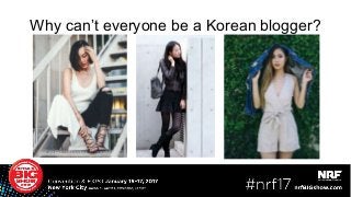 Why can’t everyone be a Korean blogger?
 