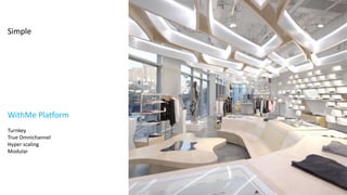 #LOVETHESTORE
WHEN YOU DO DIGITAL RIGHT#nrf17 I nrfBIGshow.com
Simple
WithMe Platform
Turnkey
True Omnichannel
Hyper scaling
Modular
 