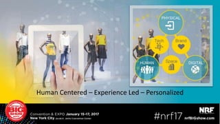 Human Centered – Experience Led – Personalized
 
