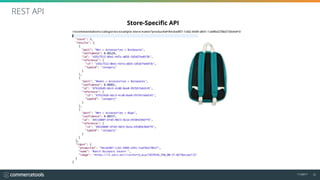11/2017 22
REST API
Store-Specific API
 