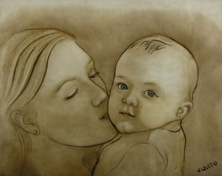 mother's kiss