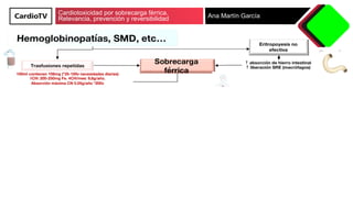 Cardiotoxicidad por sobrecarga férrica.
Relevancia, prevención y reversibilidad Ana Martín García
100ml contienen 108mg (*...