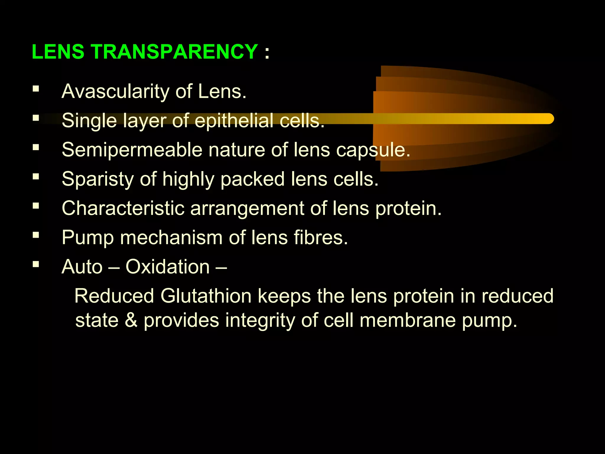 anatomy & physiology of lens | PPT | Biological Sciences | Science