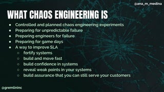 Introduction to Chaos Engineering | SRECon Asia - Ana Medina | PDF