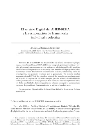 VIII Congreso ANABAD