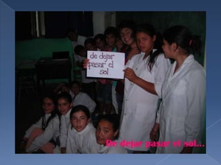 De dejar pasar el sol…

 