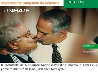 O presidente da Autoridade Nacional Palestina Mahmoud Abbas e o
primeiro-ministro de Israel, Benjamin Netanyahu.
 
