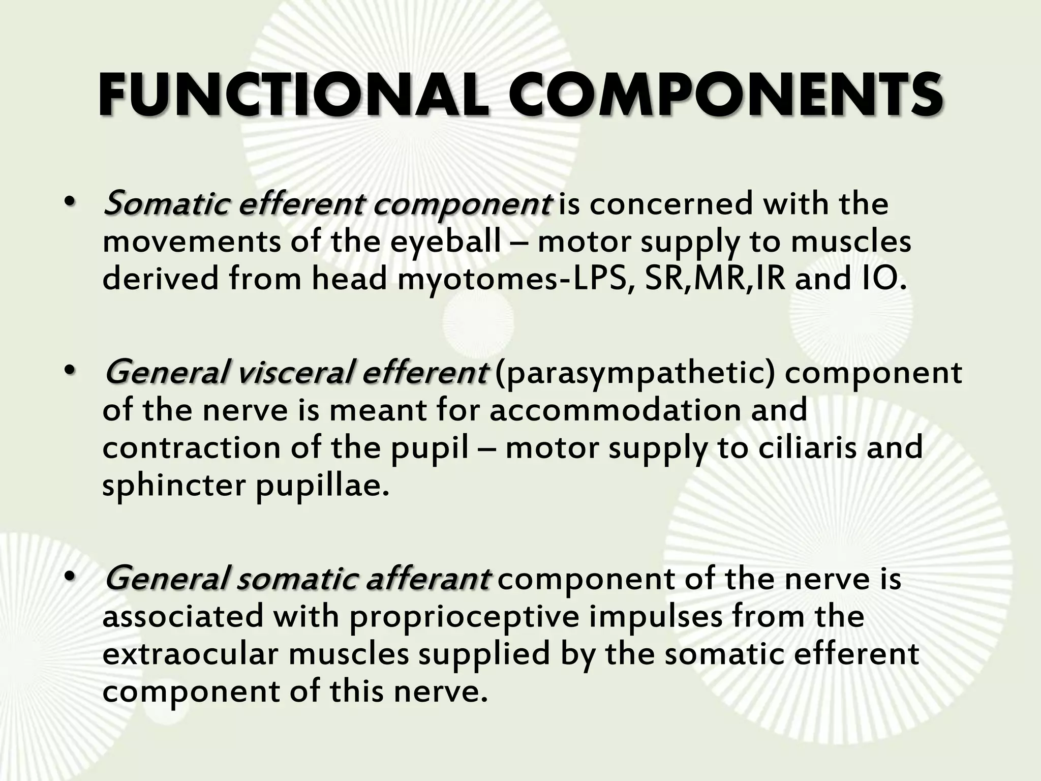 Anatomy of 3rd cranial nerve | PPTX