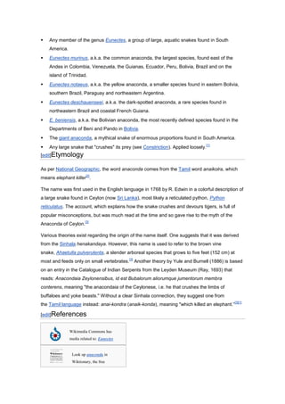 Anaconda | PDF