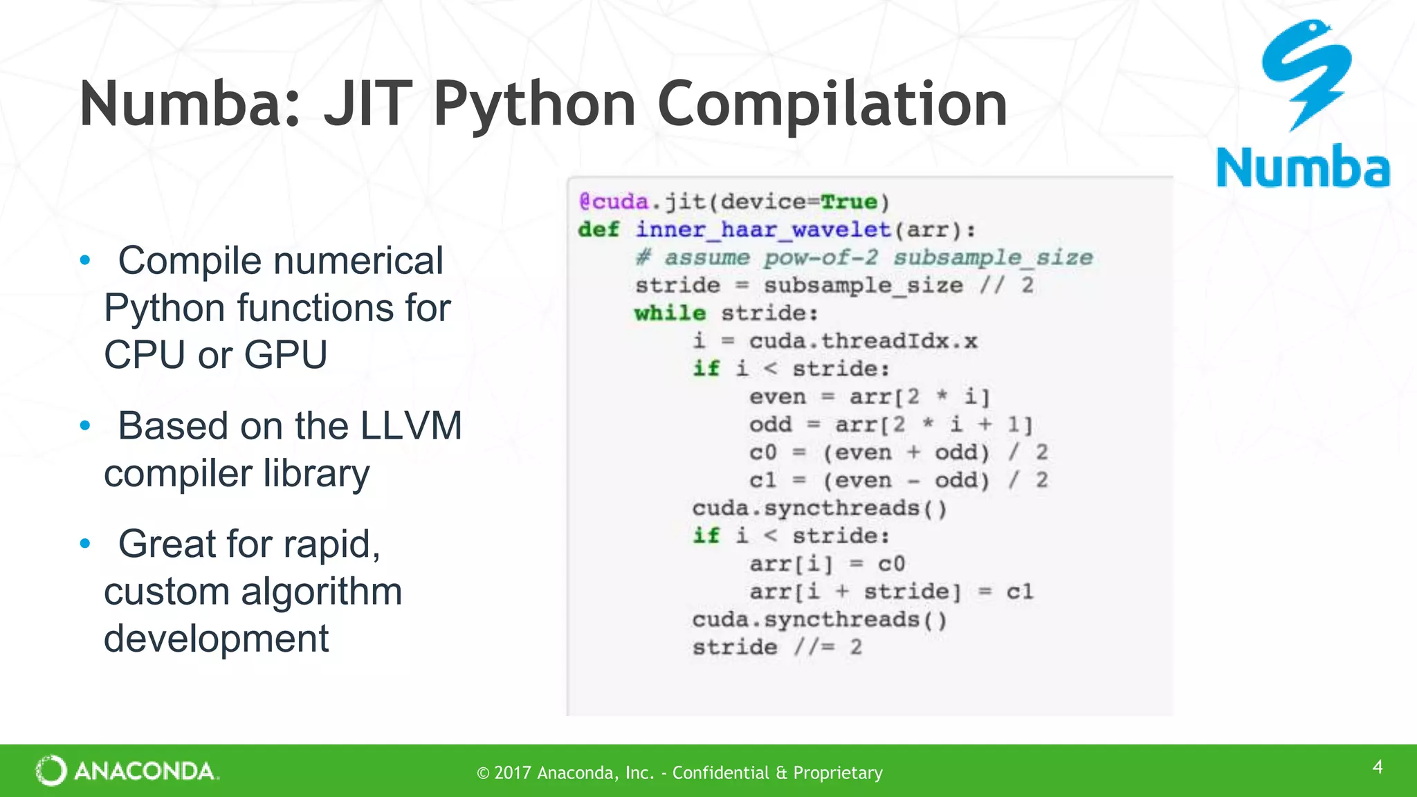 GPU Computing with Python and Anaconda: The Next Frontier | PPT