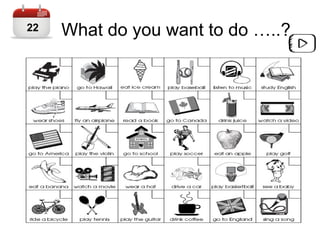 What do you want to do …..?22
 