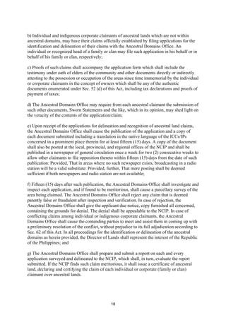 An act to recognize protect and promote the rights of indigenous ...