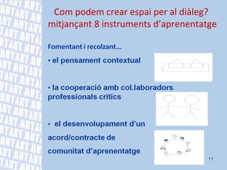 Com podem crear espai per al diàleg? mitjançant 8 instruments d’aprenentatge 