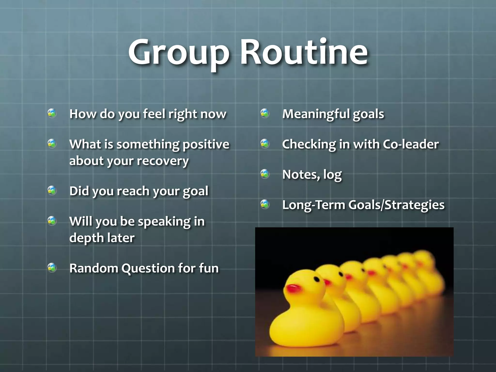  Group Rules