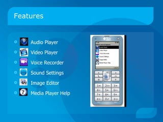 An Advanced Mobile Media Player Using J2 Me | PPT