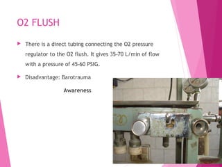 Flush O2 Primus Anaesthesia machine manoj | PPT