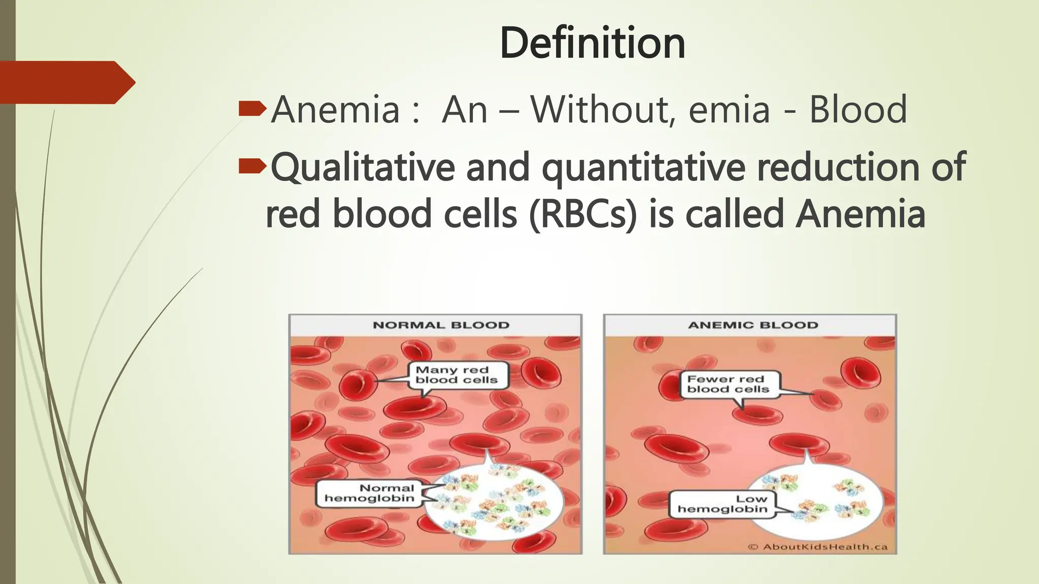 Anaemia. msn for bsc nursing students ss | PPTX