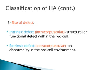 Intracorpuscular Defect ANAEMIA-HAEMOLYTICcjsjancbcjjdejsjd..ppt