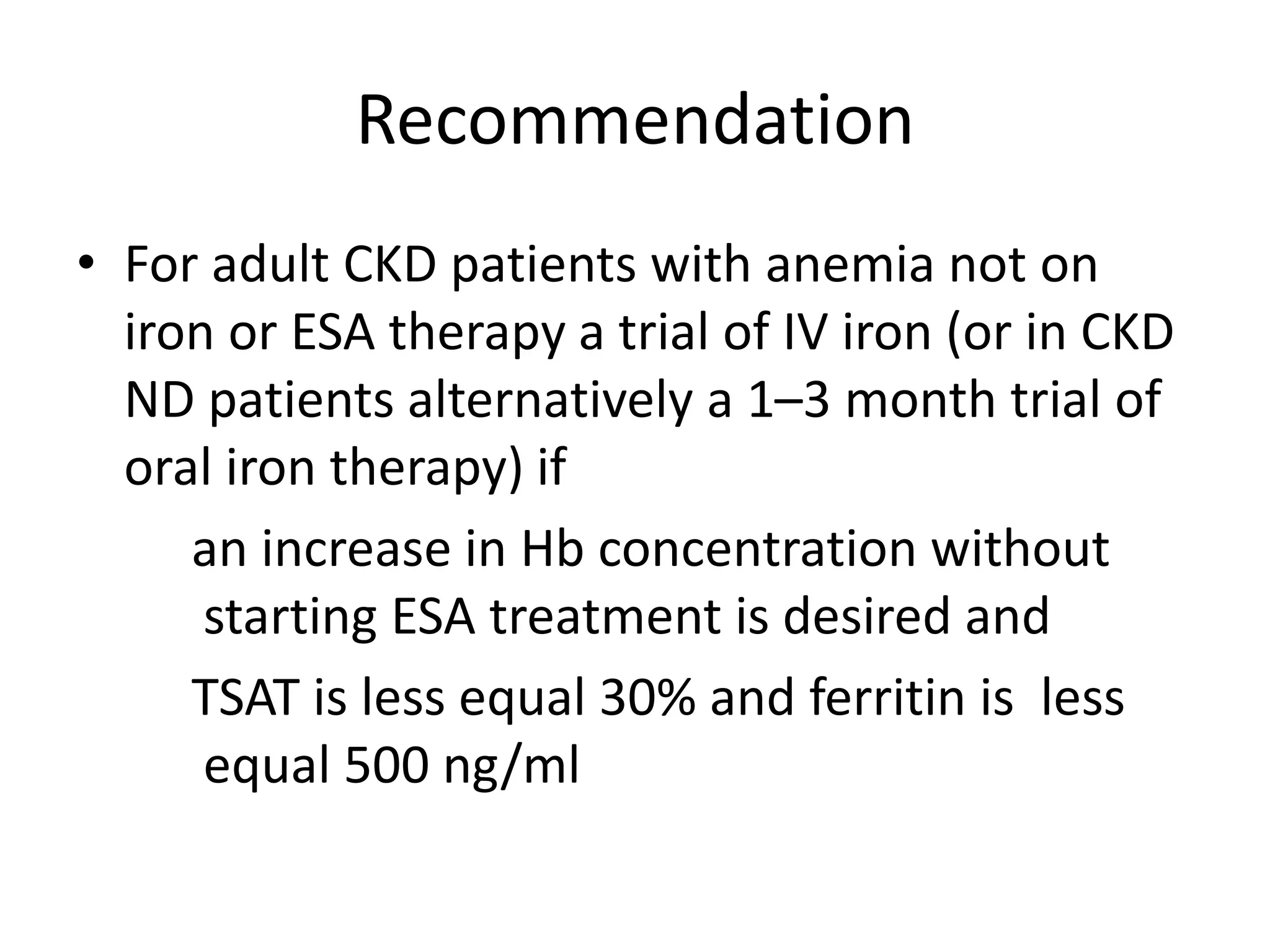 Anaemia in ckd | PPTX