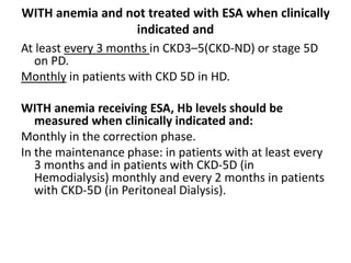 Anaemia in CKD | PPTX