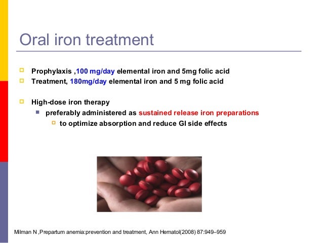 Anaemia in pregnancy