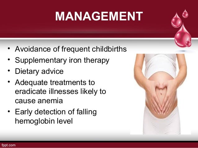 Anaemia in pregnancy