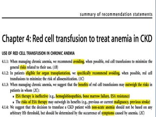 Anaemia of chronic kidney disease GUIDELINES TO PRACTICE 2013 | PDF