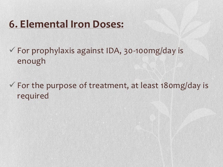 Anaemia in Pregnancy