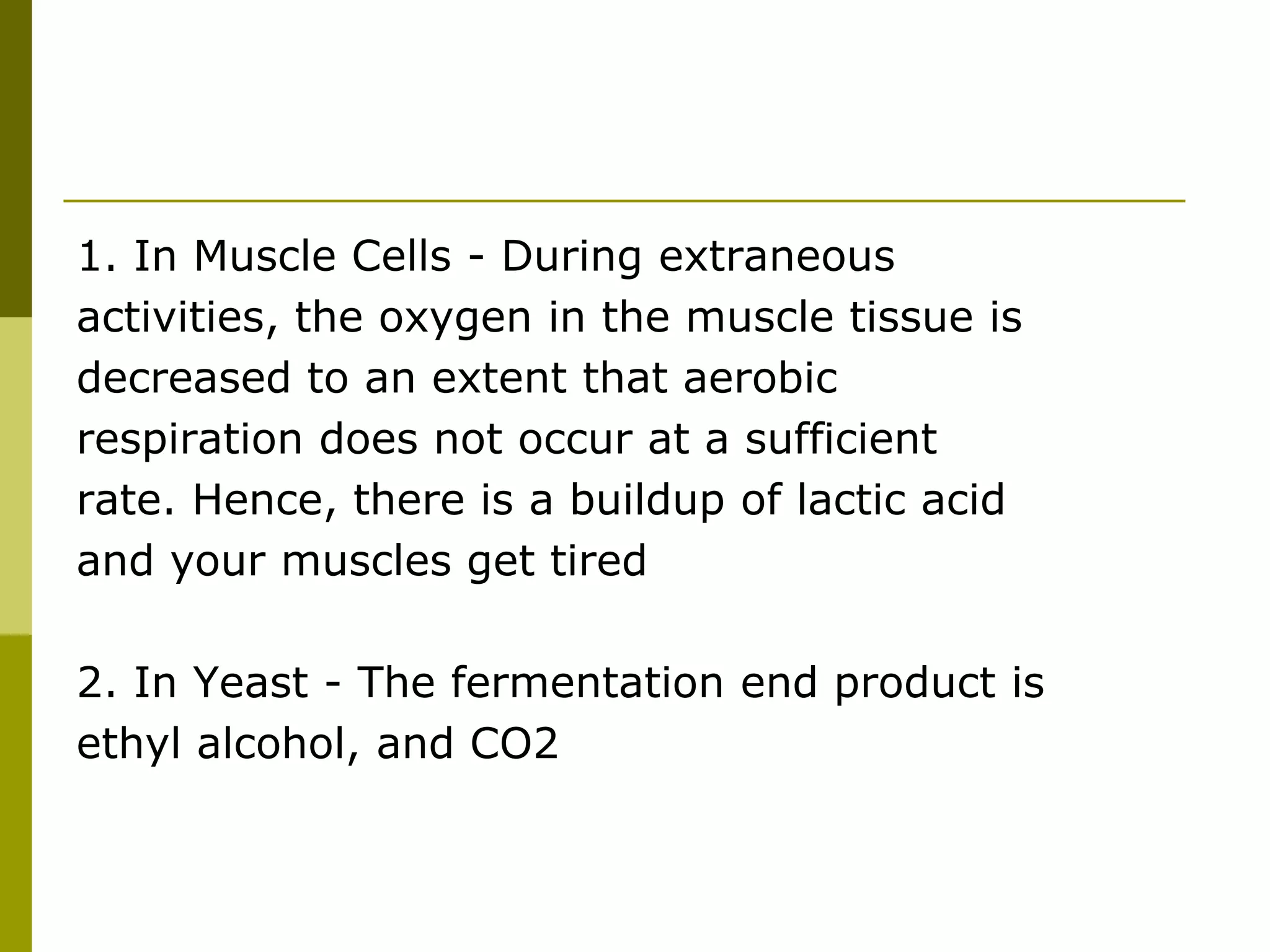 Anaerobic respiration 2 | PPTX
