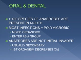ANAEROBIC INFECTION IN PRACTISE- IN DETAILS | PPT