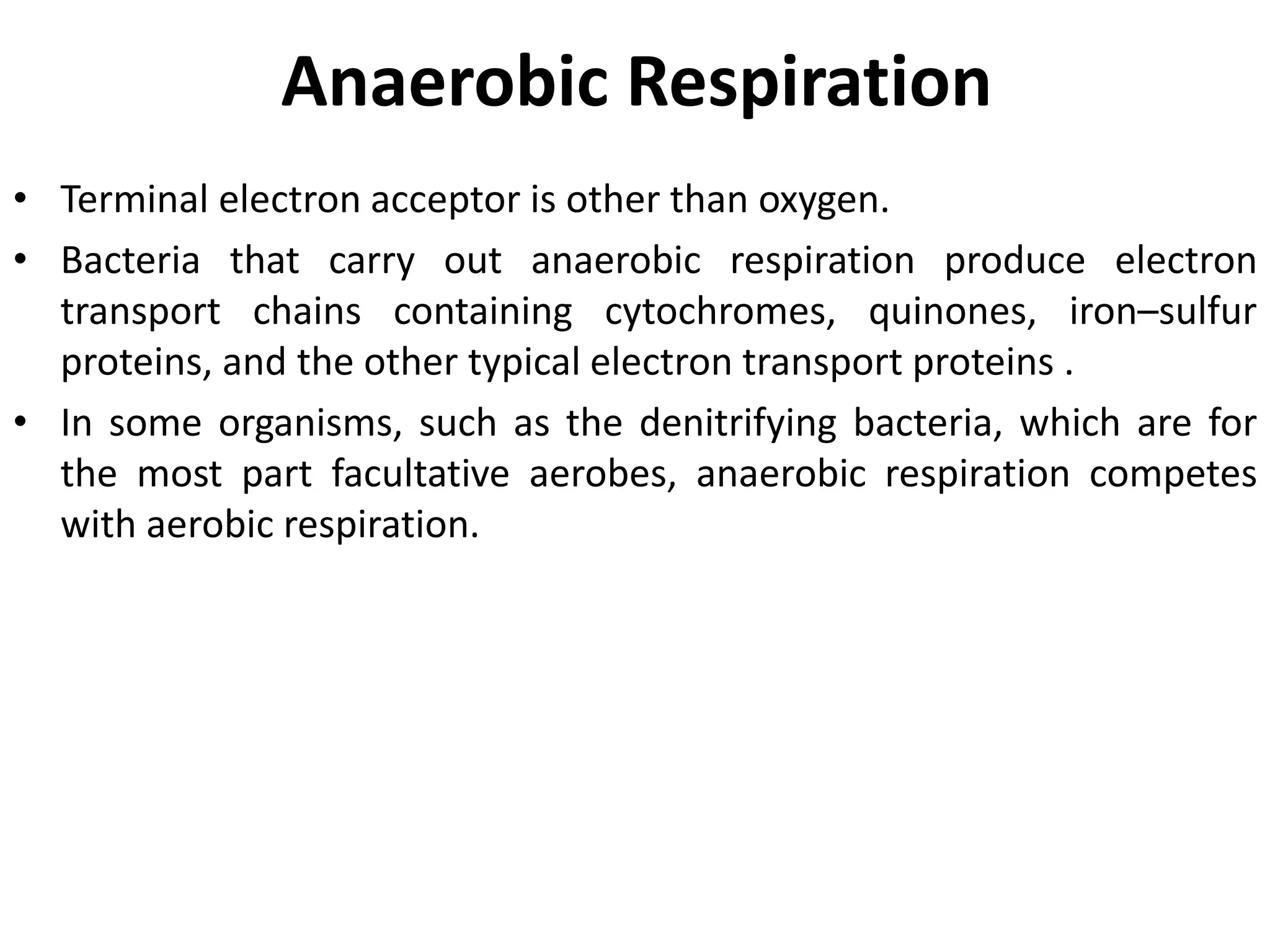 Anaerobic respiration | PPT | Chemistry | Science