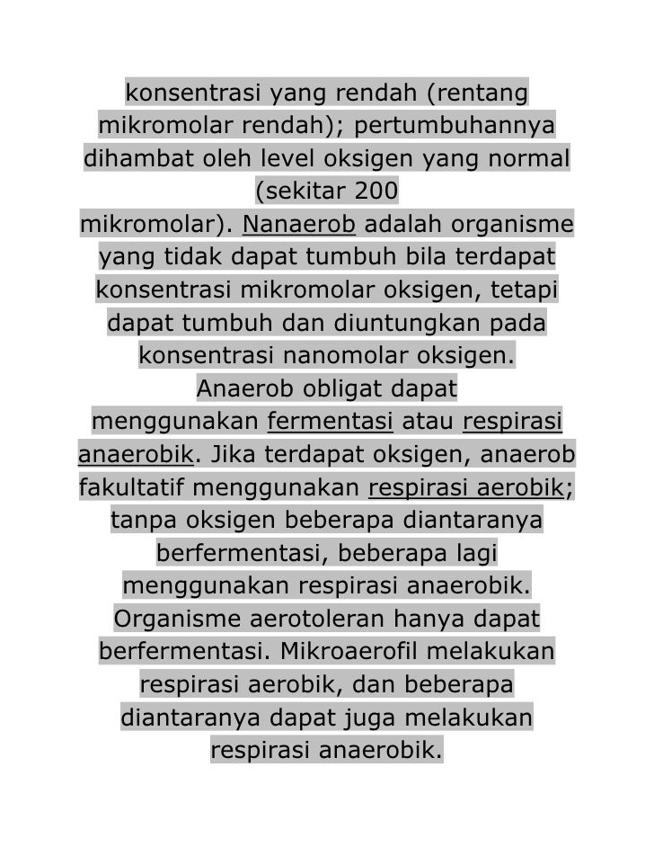 Anaerobik adalah kata teknis yang secara harfiah berarti