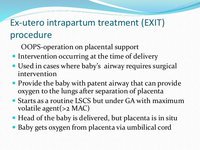 Anaesthesia forfetalsurgery