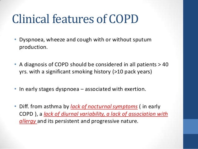 Anaesthesia and COPD