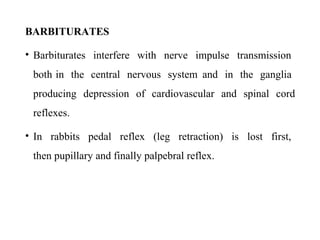 Reflex Rabbit anaesthesia and euthanasia- for experimental pharmacology | PPTX