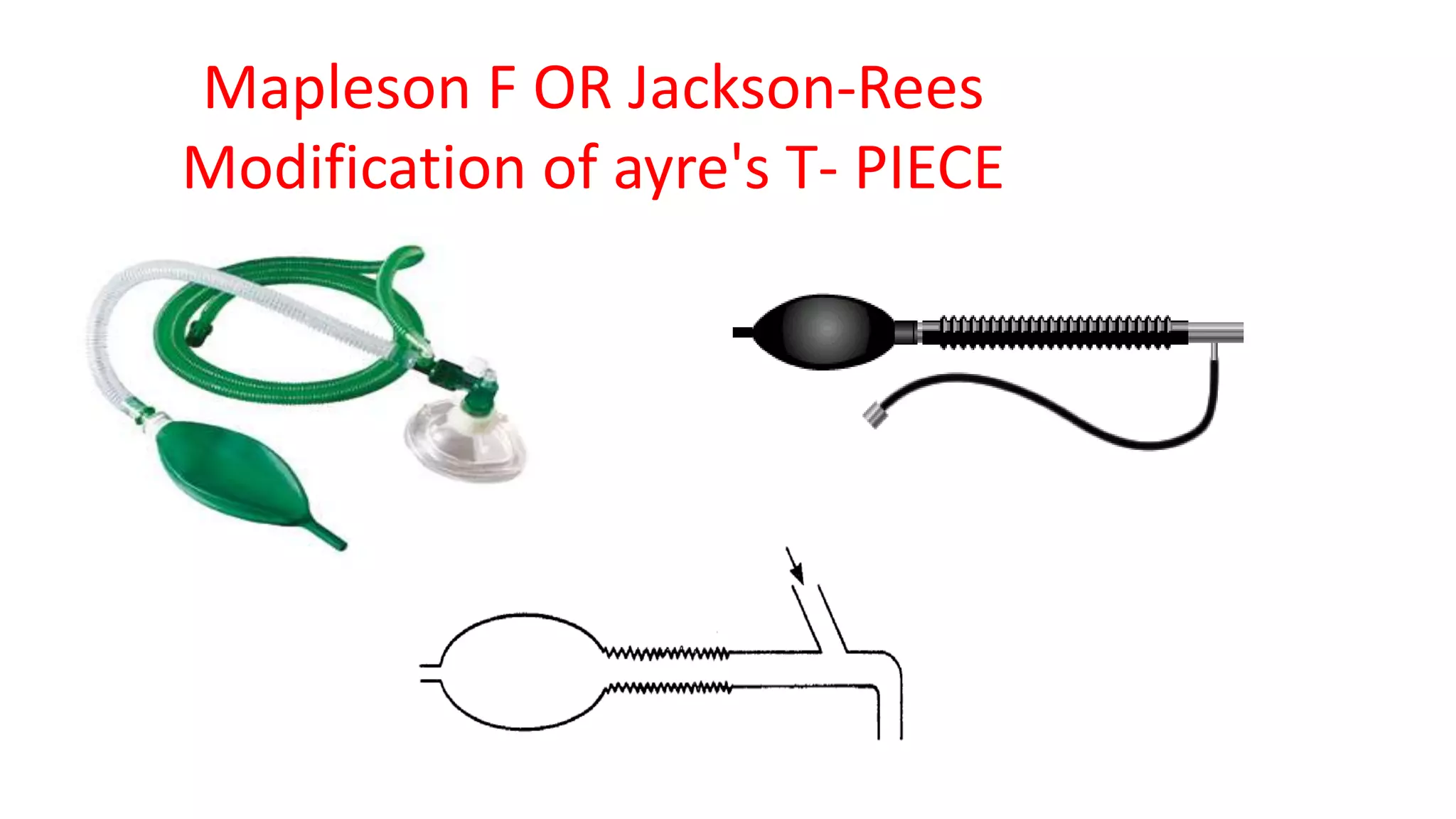 Modified Jackson Rees Anaesthesia breathing systems | PPTX