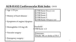 ANAESTHESIA CONSIDERATION for patient with cardiac disease for NCS prtk ...
