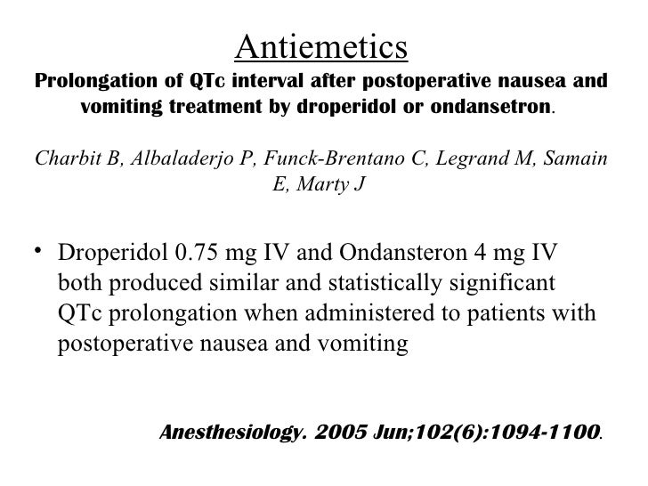Anesthesia for children with long QT syndrome